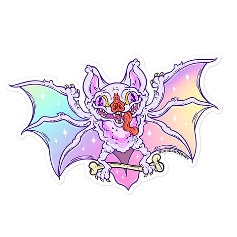 Hypno bat holographic sticker - Jordan Debney