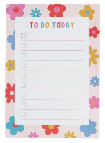 To Do Today A5 Notepad - 50 sheets by Nutmeg and Arlo, $17.50