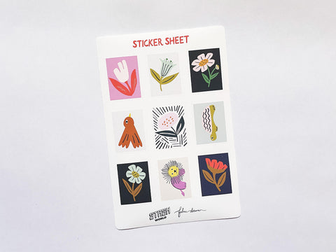 Fabric Drawer - Stamp sticker sheet