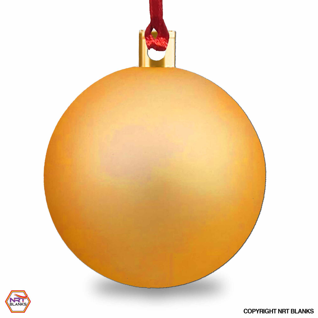 Round Sublimation Glass Holiday Ornament – 3.5”