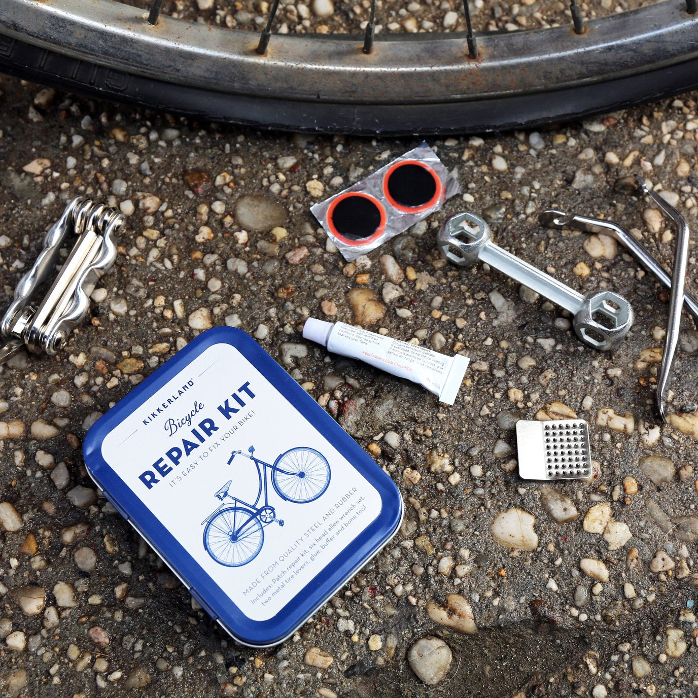 kikkerland bicycle repair kit