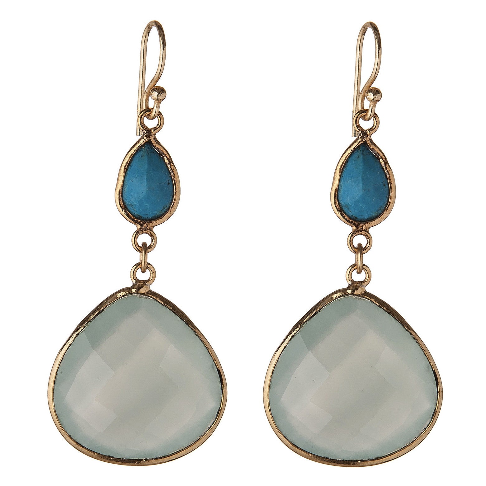 Aqua & Turquoise Earrings - Indigo Blue Trading