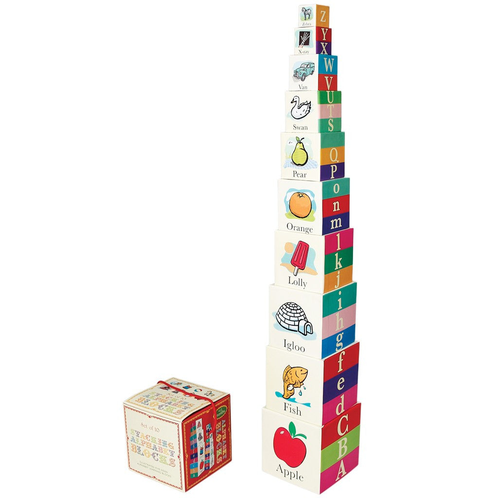 alphabet stacking blocks