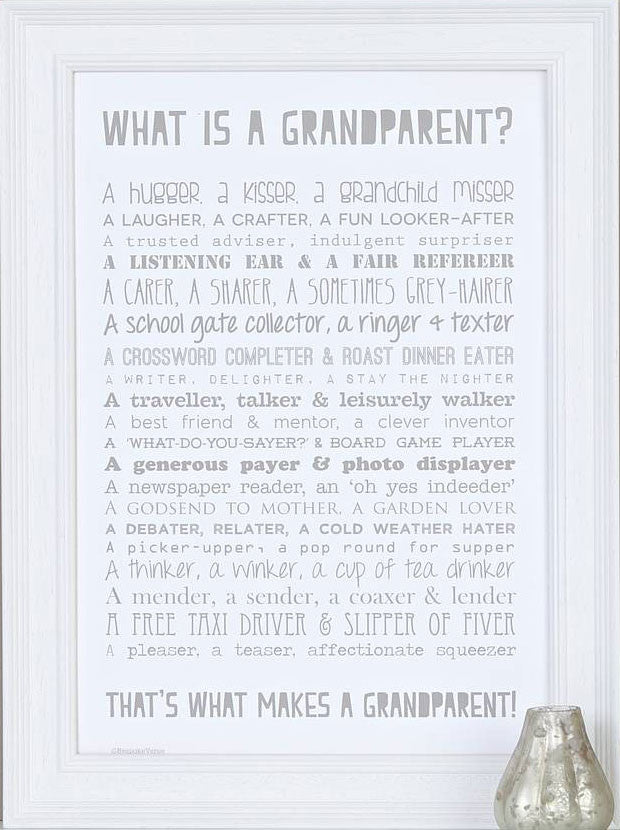 what is a grandparent poem print