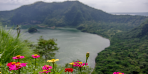 A photo of Taal Lake in Tagaytay