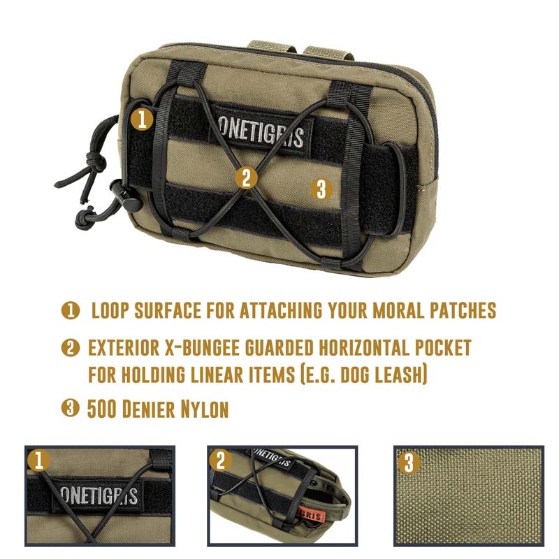 Detail of OneTigris Canine EDC Dog Pouch