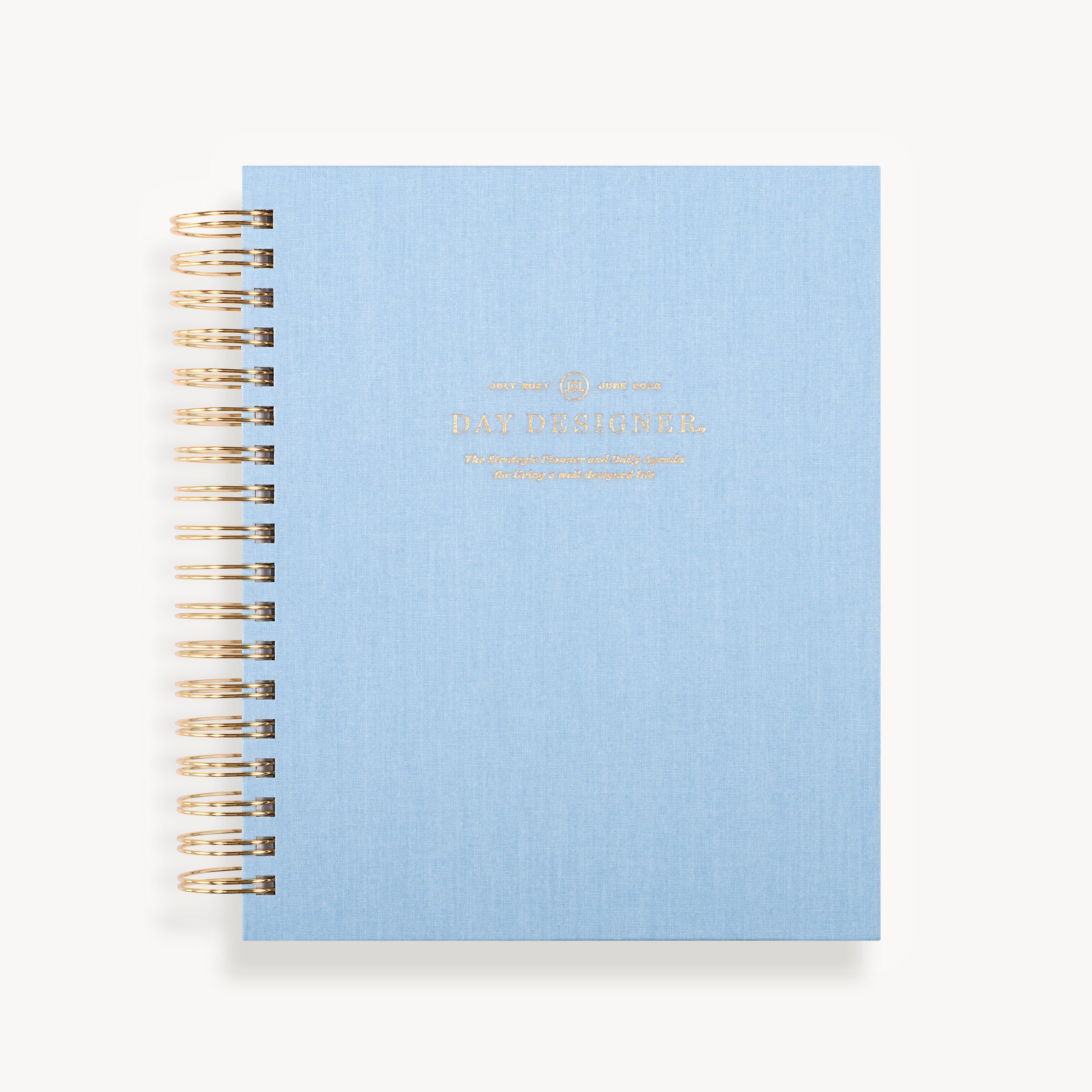 2021-2022 Daily Planner: Chambray Bookcloth