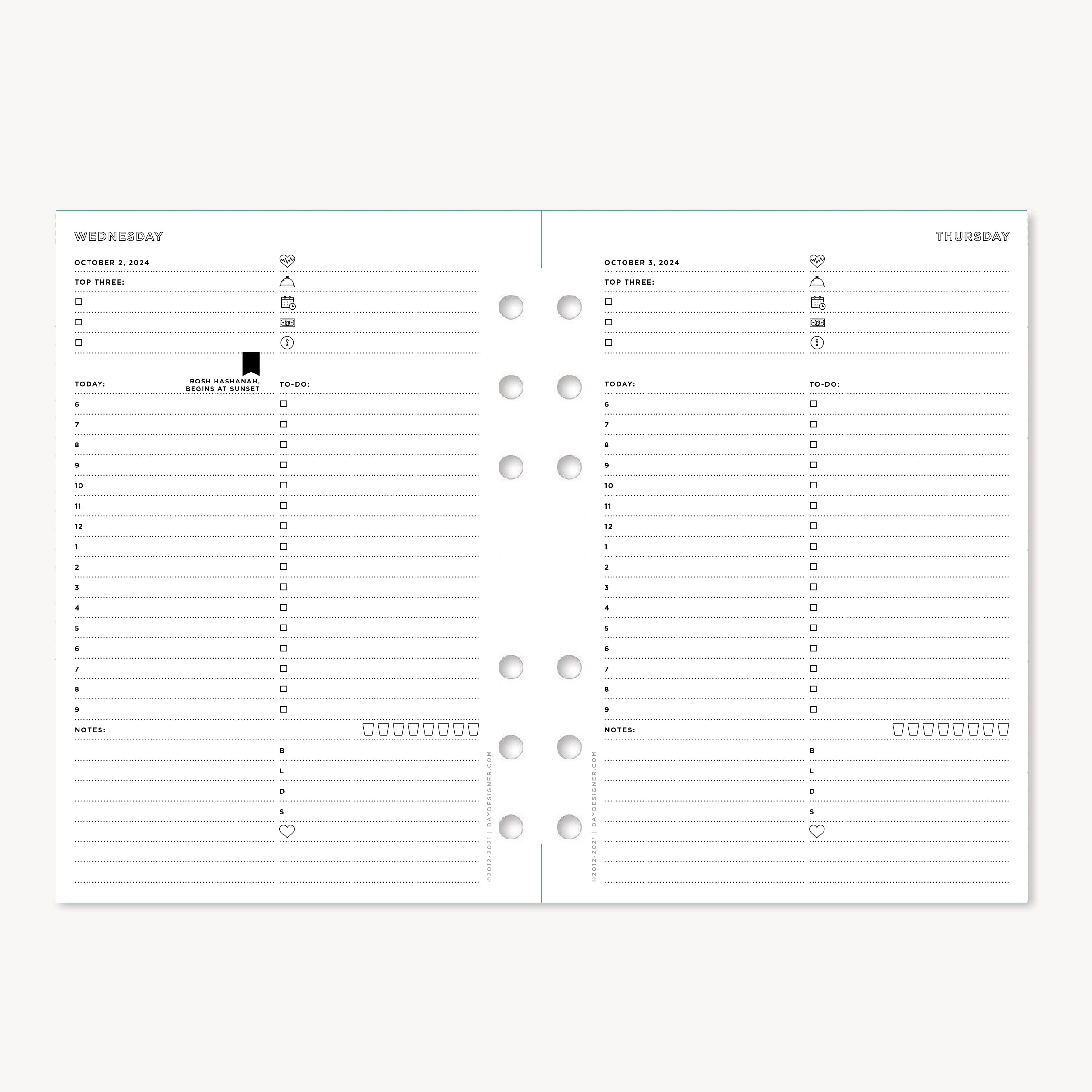 A5 Planner & Inserts Collection Day Designer