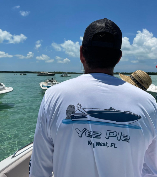 custom boat UV shirt