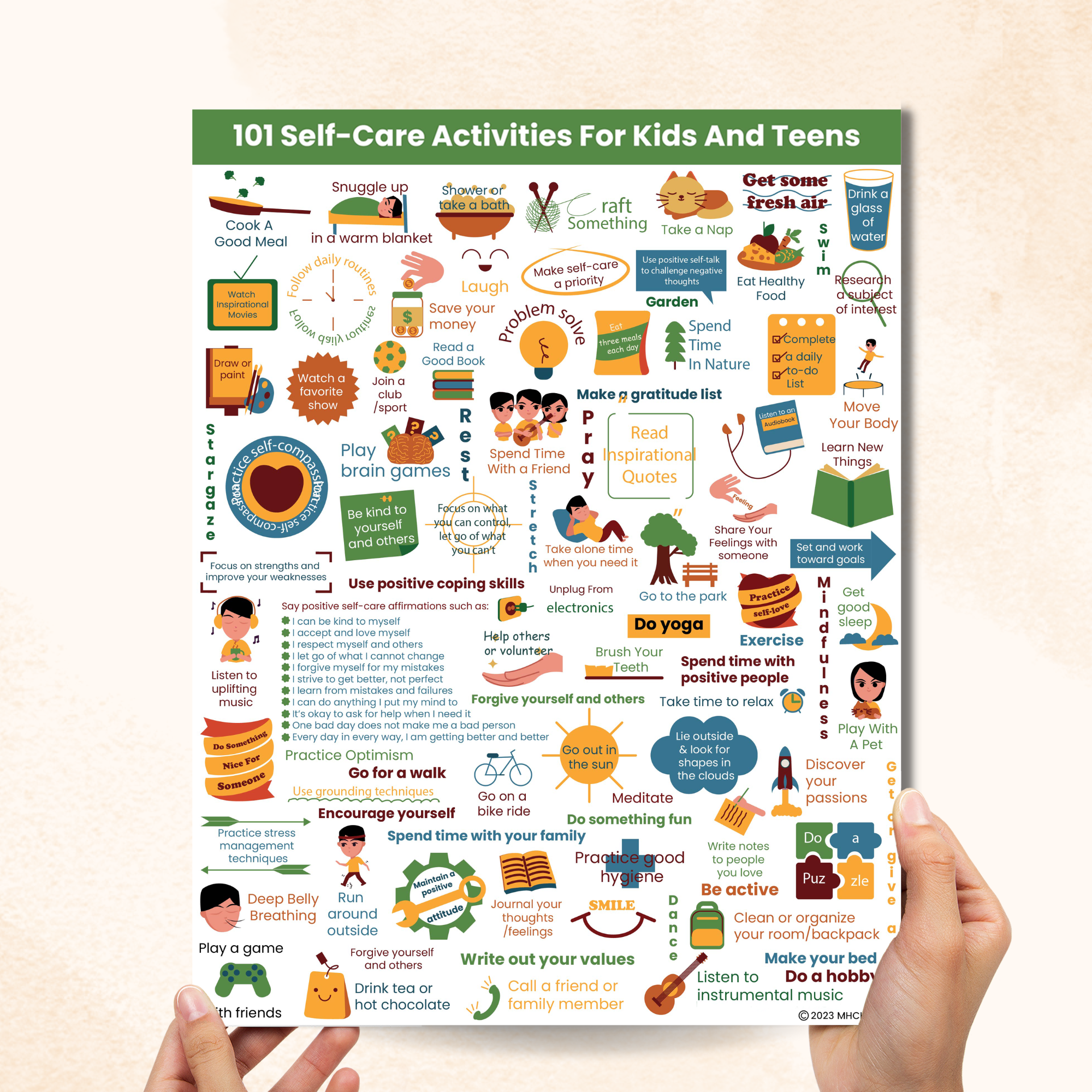 Self-Care Activities for Kids & Teens