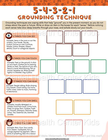 5-4-3-2-1 Grounding Technique (PDF)