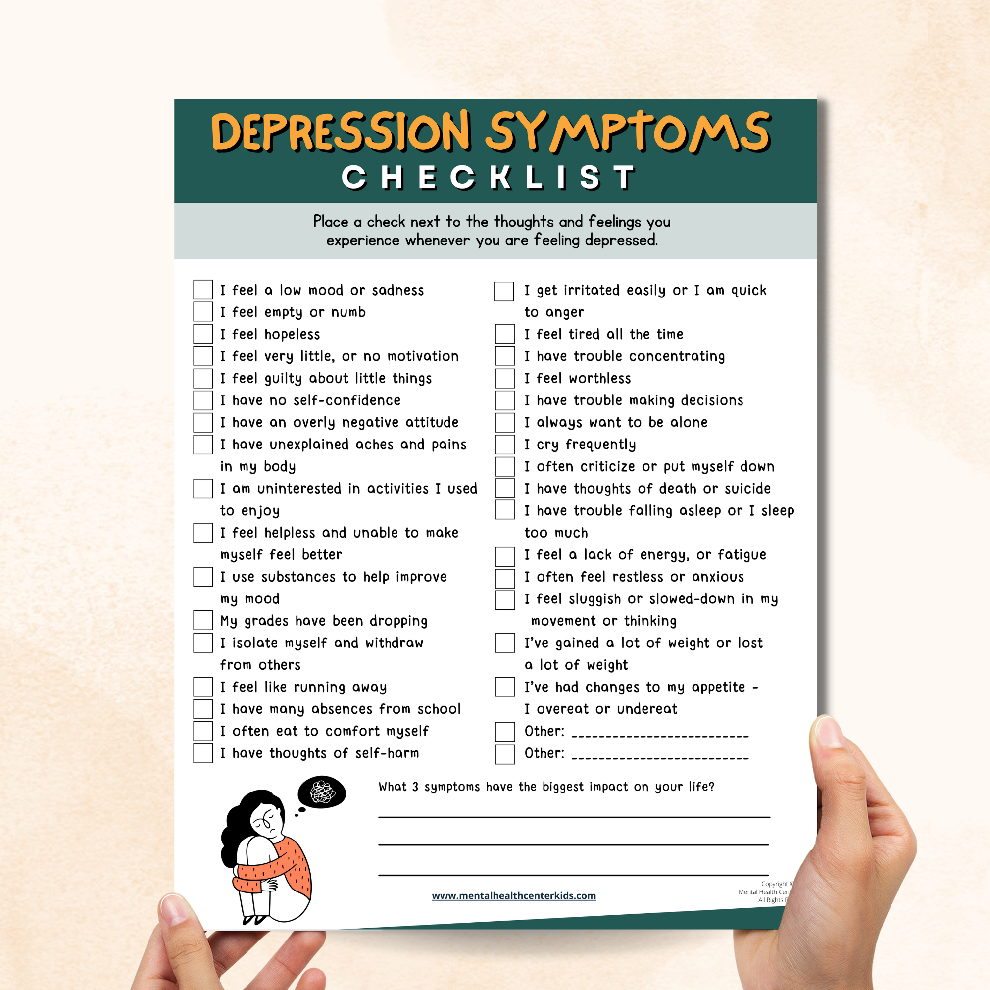 Depression Symptoms Checklist