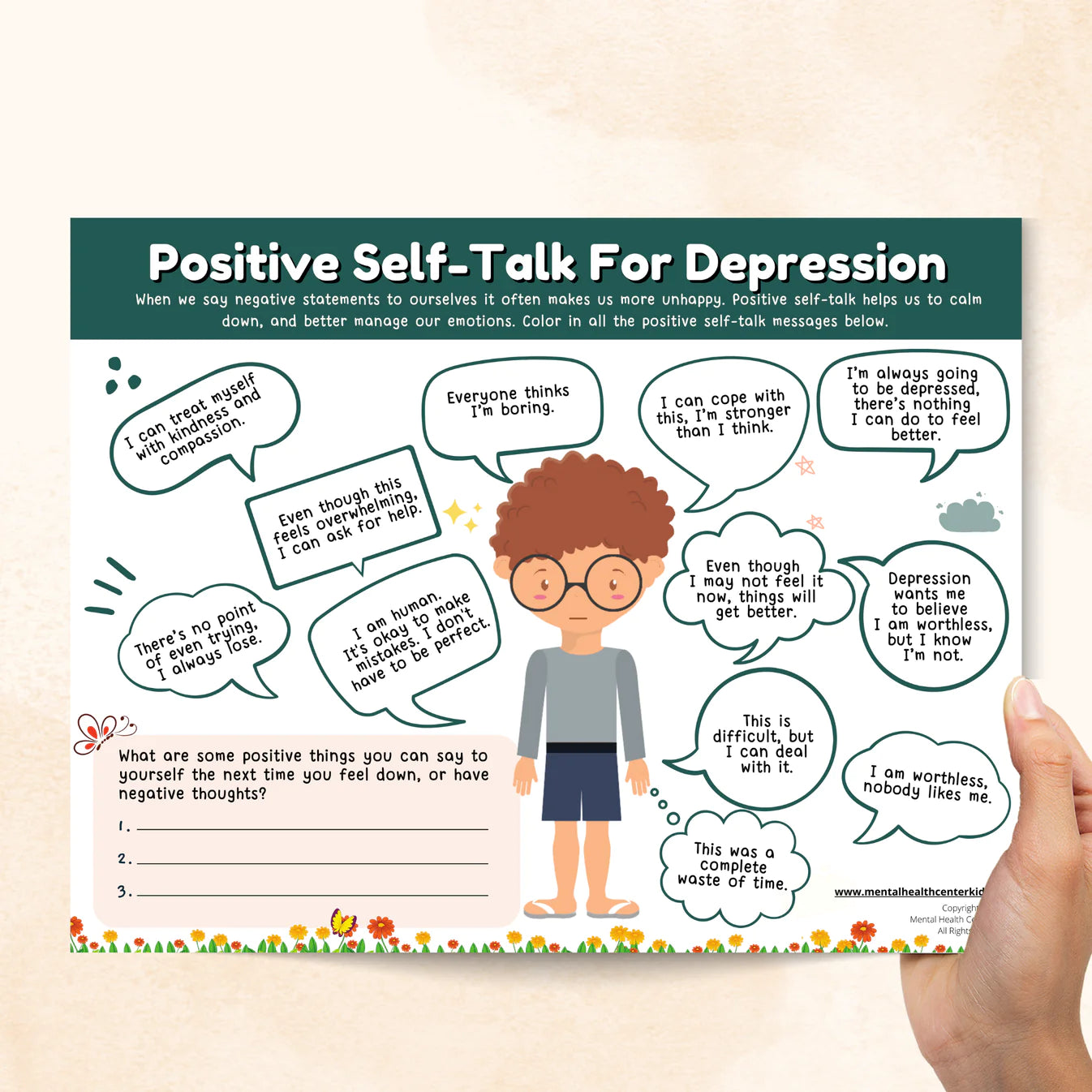 positive self talk for depression