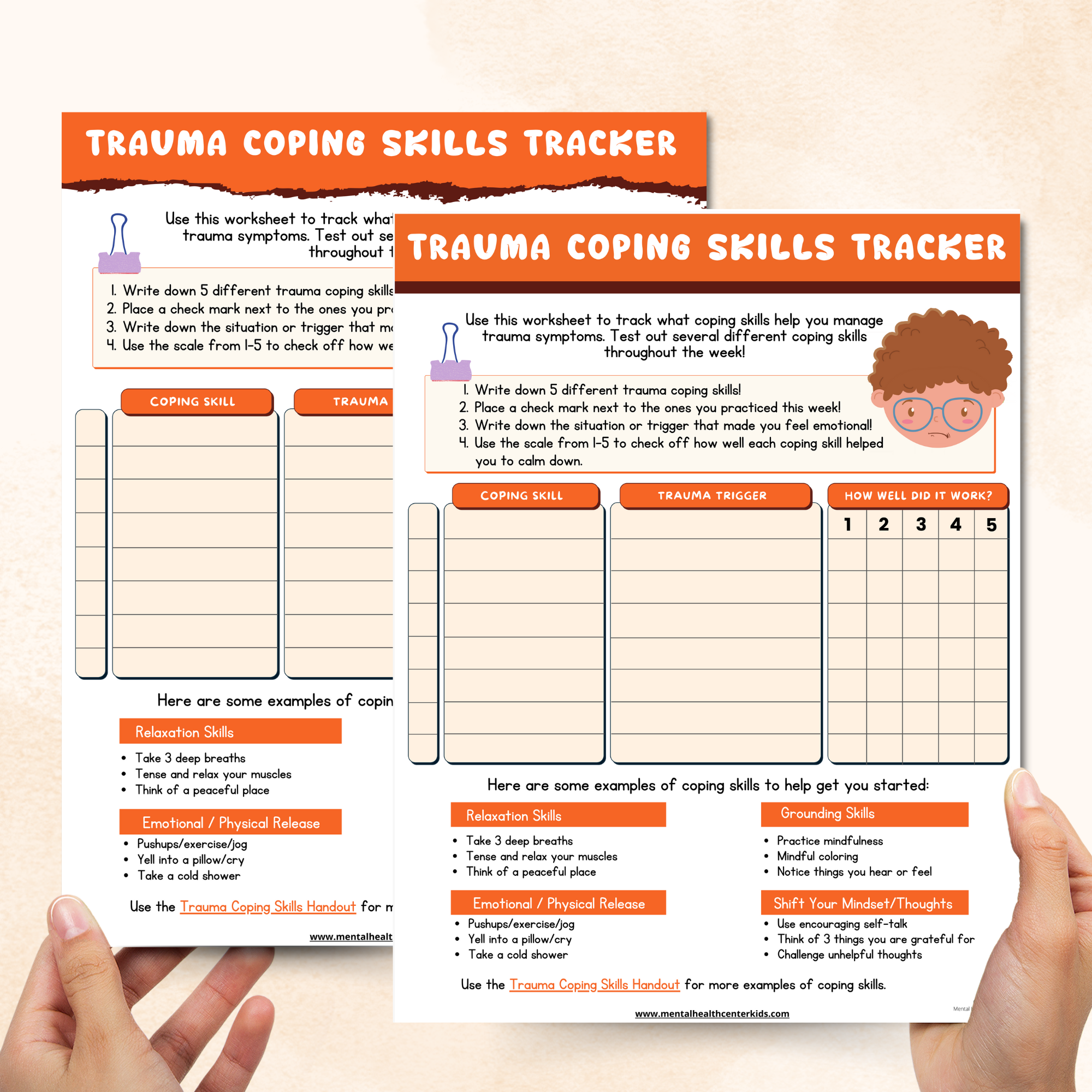 Trauma Management Strategies Tracker