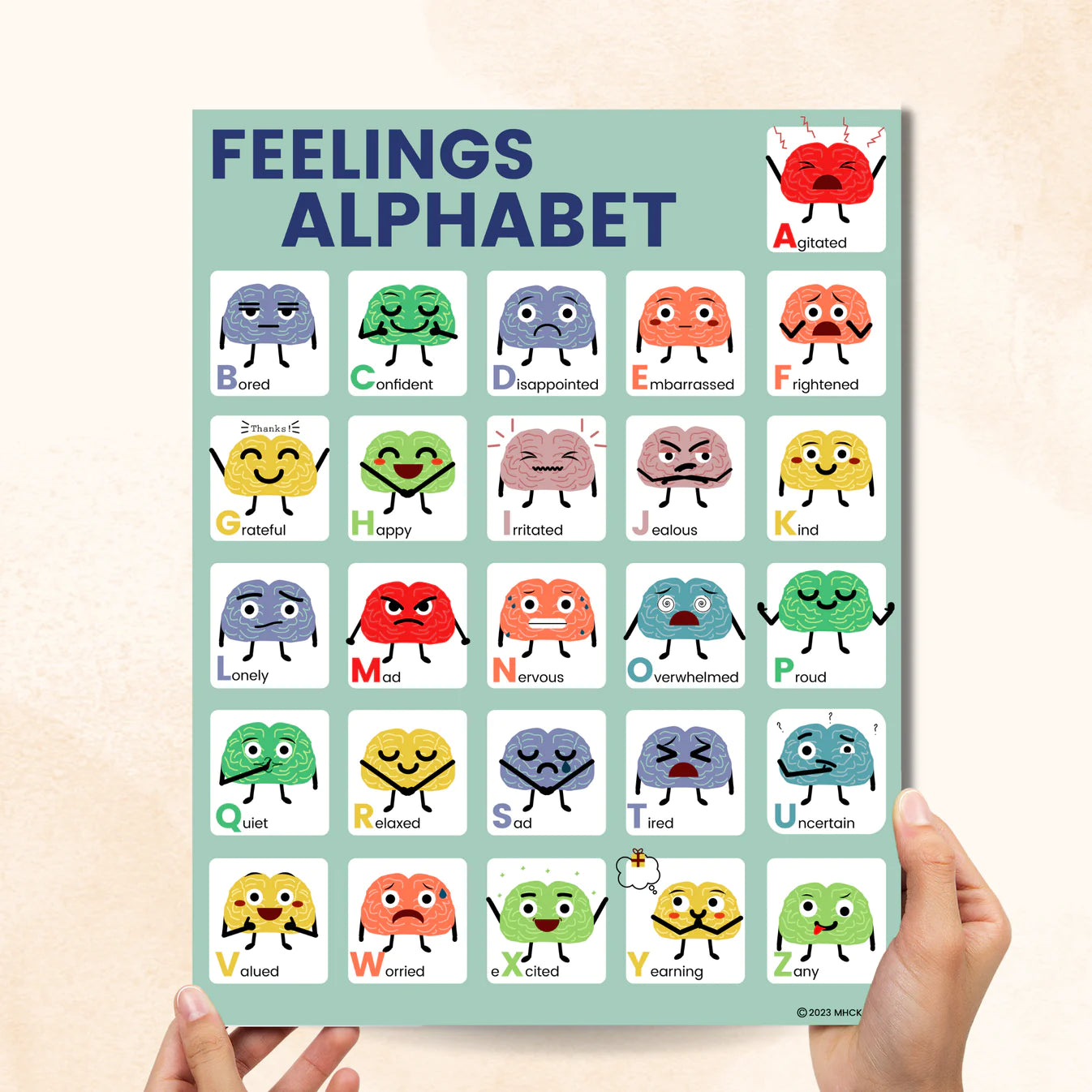 feelings alphabet