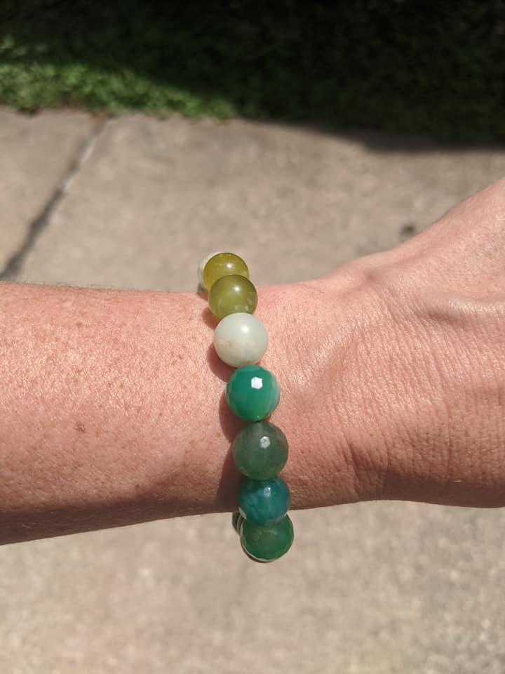 Photo of person's wrist wearing a Bremer Embracelet