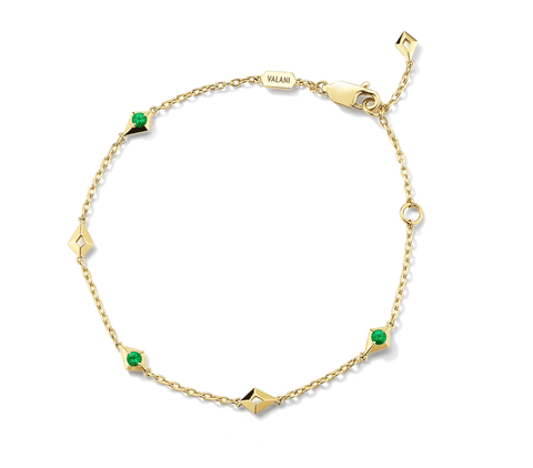 Bremer Jewelry Station Emerald Gemstone Bracelet