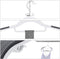 Nancy's Plastic Clothes Hangers - Coat Hangers - Set Of 30 - Non-Slip - Space Saving - Swivel Hook - White - Grey