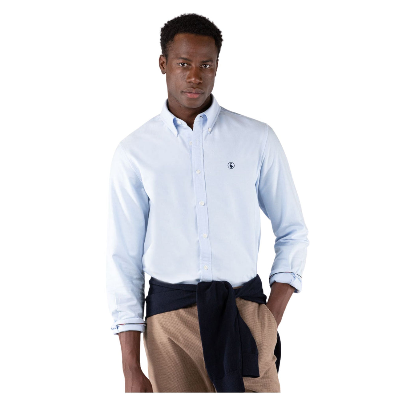 Camisas El Ganso Hombre Camisa Oxford Celeste – Menswear®