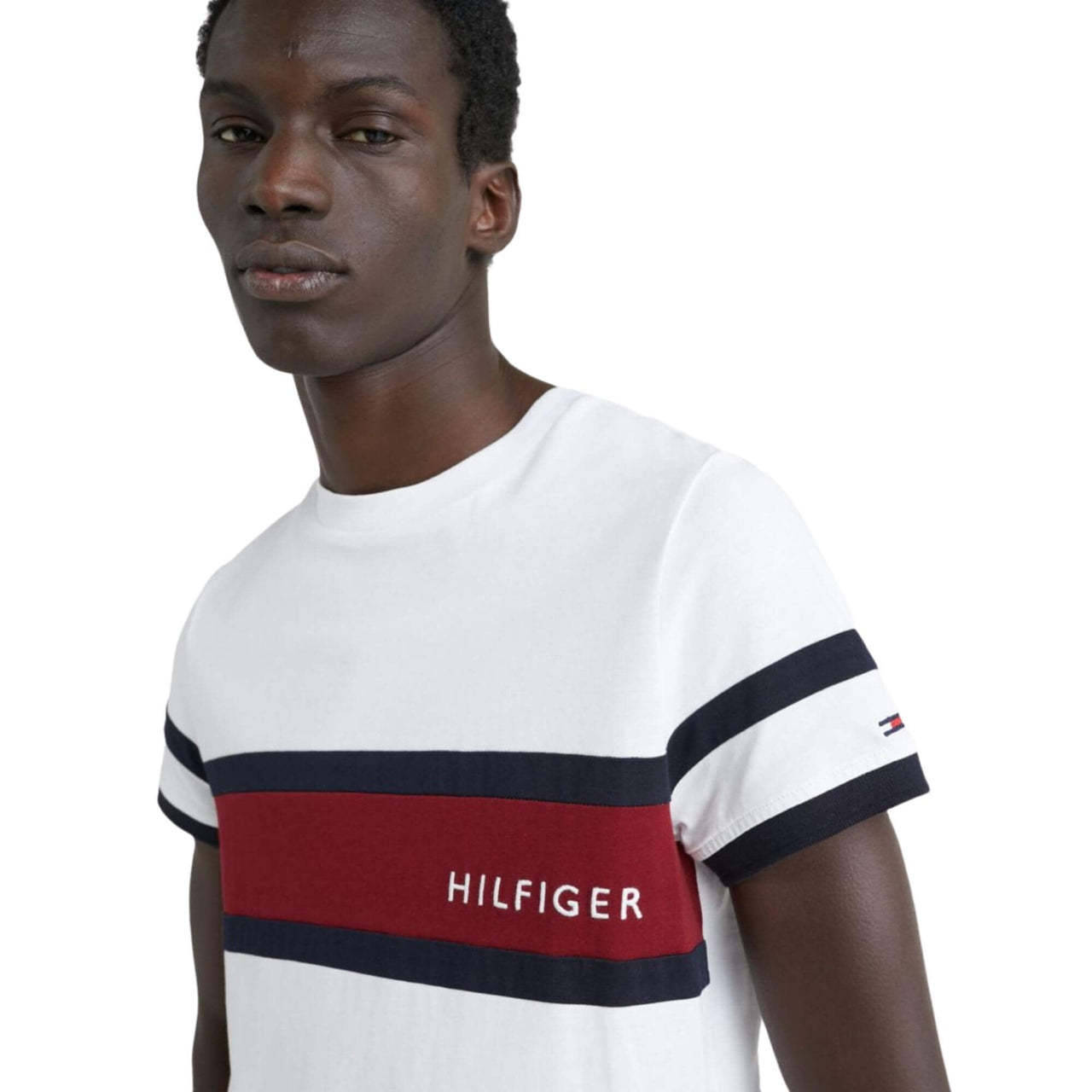 Camisetas Tommy Hilfiger Hombre Colorblock Placement – Medina Menswear®