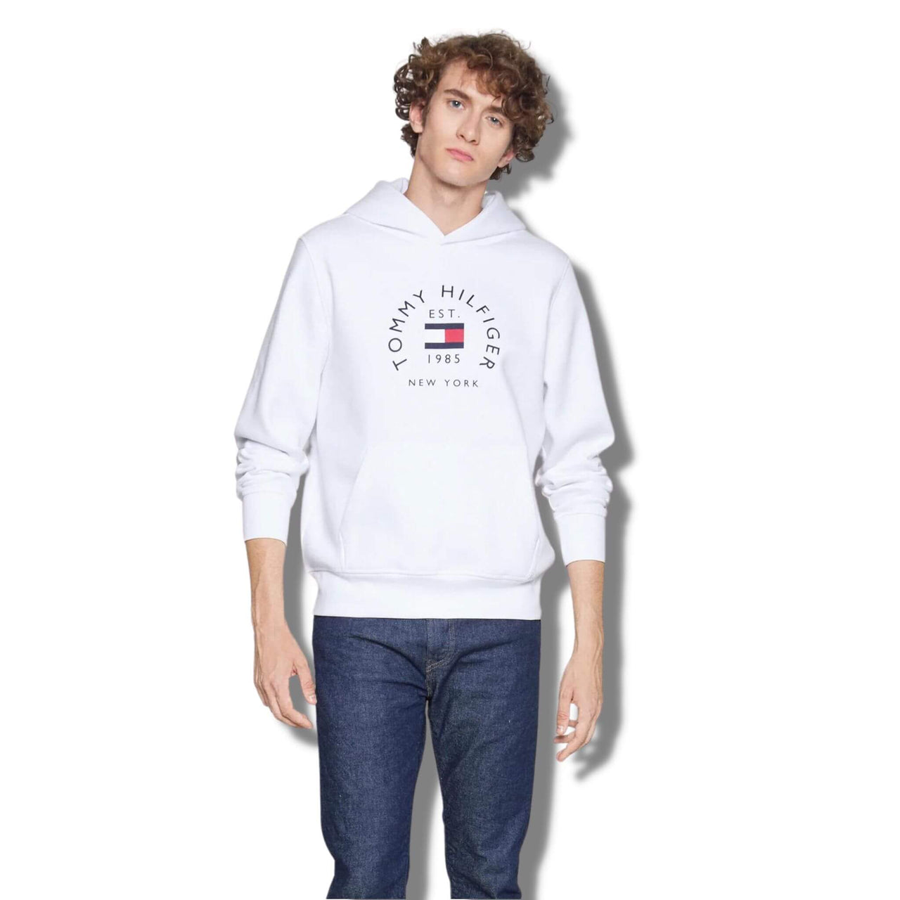 Con Capucha Tommy Hilfiger Hombre Flag Arch Hoody – Medina Menswear®