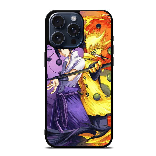 NARUTO VS SASUKE ANIME iPhone 15 Pro Max Case Cover – casecentro