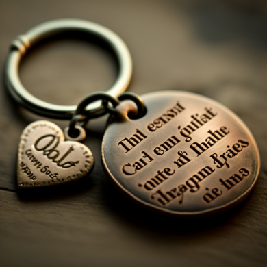 personalised key chain