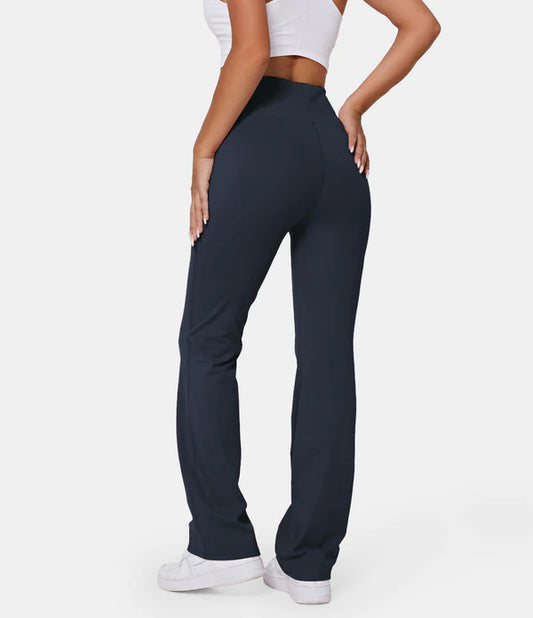 Women's Cloudful™ Fabric 3.0 High Waisted Crossover Side Pocket Plain Plus  Size Full Length Leggings - Halara