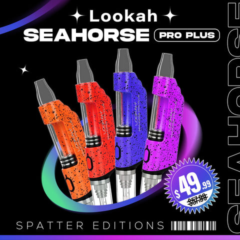 Lookah Seahorse Pro Plus Electronic Nectar Collector - Spatter Edition