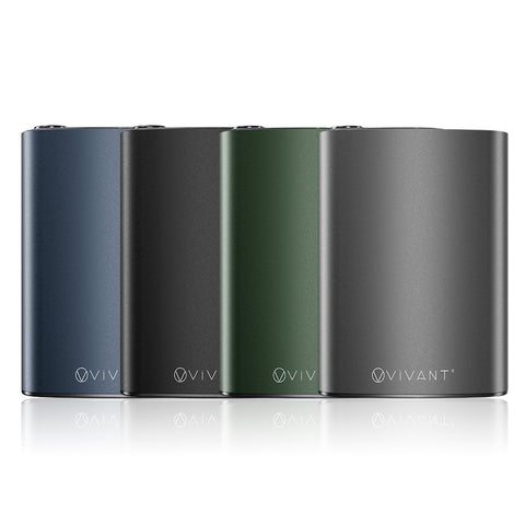 The Vivant Vault SE is a 510 thread battery features a magnetic adapter, a preheat function, and a USB-C port for fast charging. It has a durable and compact design with a variety of colors.