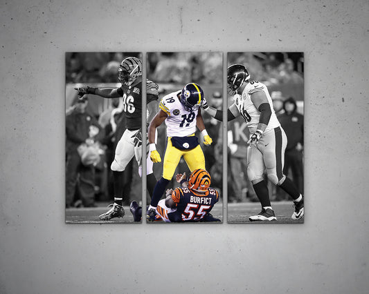 Harold Carmichael Black & White Canvas Art – My Idea Sports Canvas