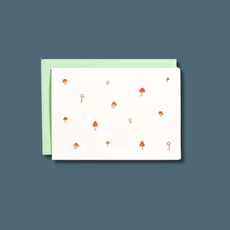 Mushroom Pattern Card