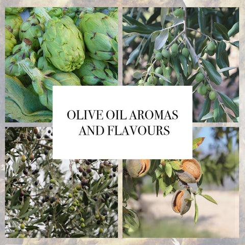 Olive oil aromas and flovours