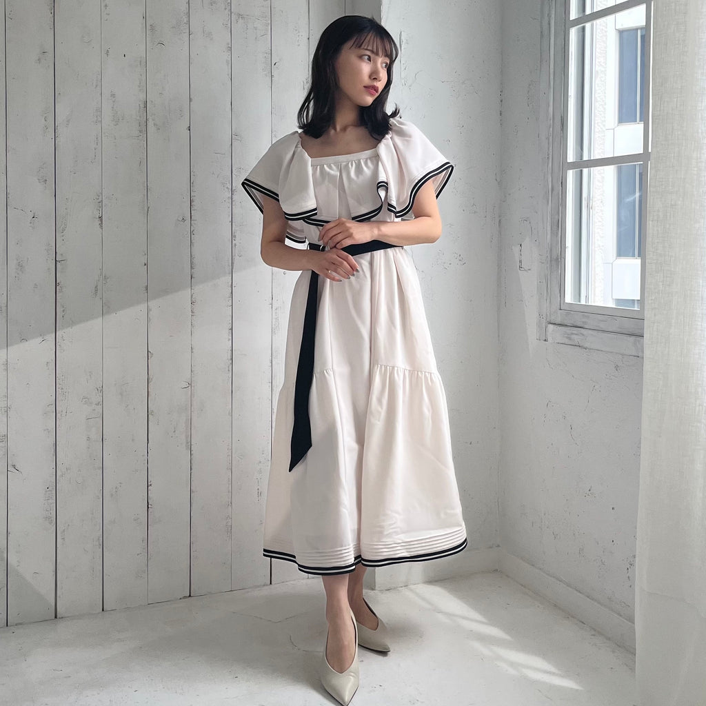 新品】Sweet Moments Belted Dress - ロングワンピース/マキシワンピース