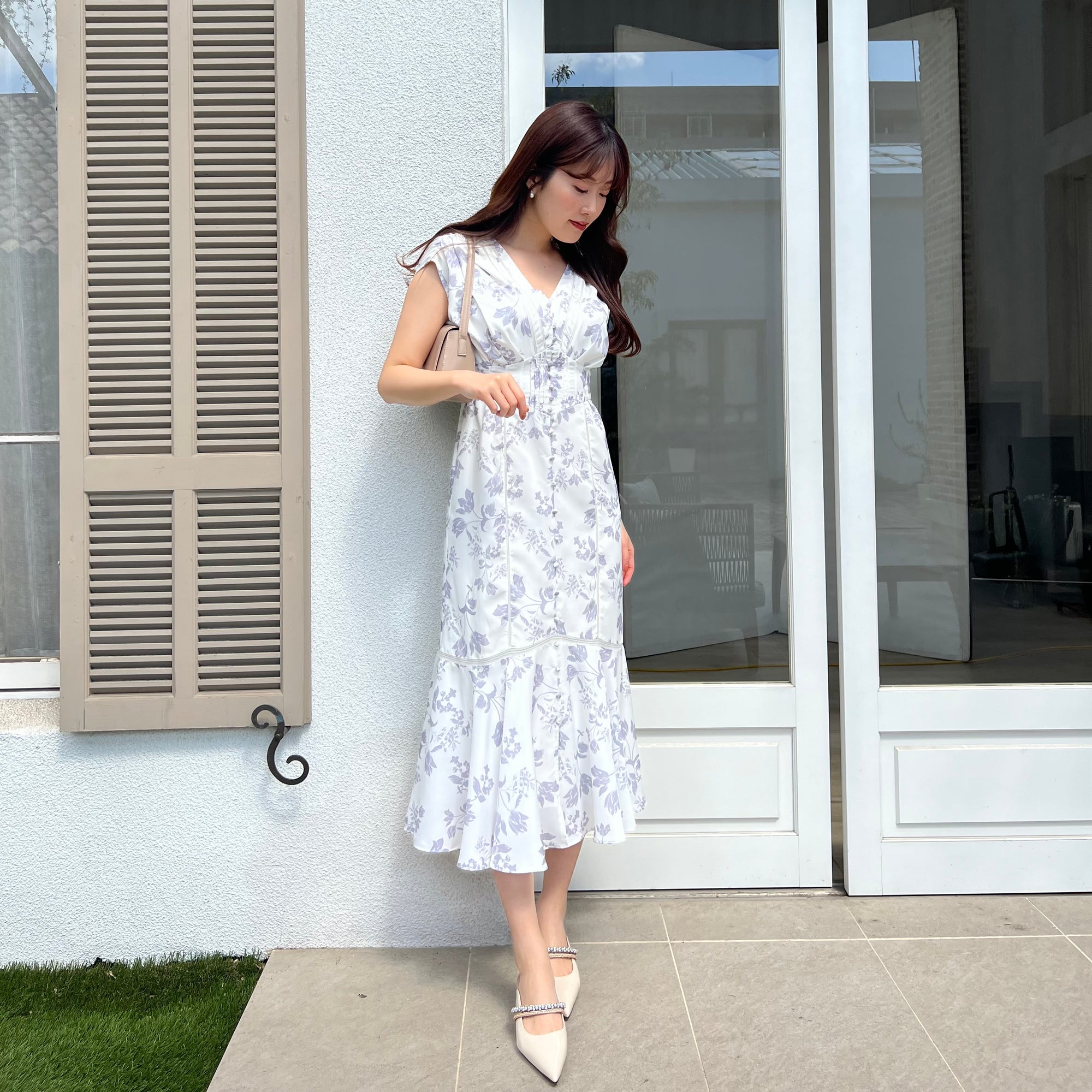 herlipto Mサイズ English Rose Garden Dress - ロングワンピース