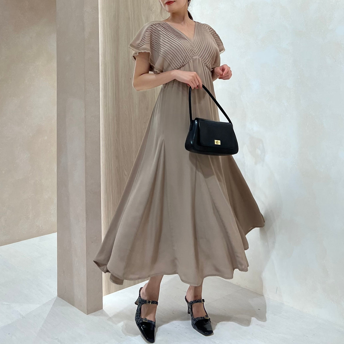 herlipto Bon Voyage Belted Long Dress - ロングワンピース