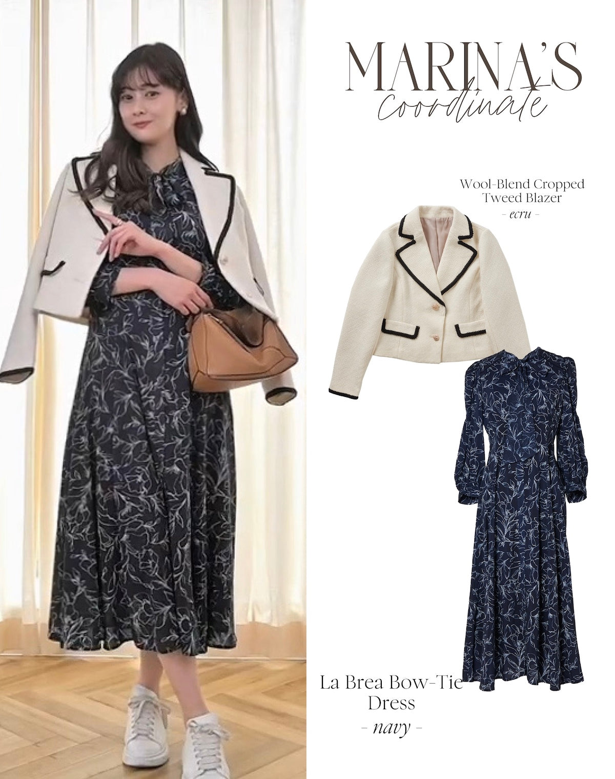 La Brea Bow-Tie Dress - ロングワンピース