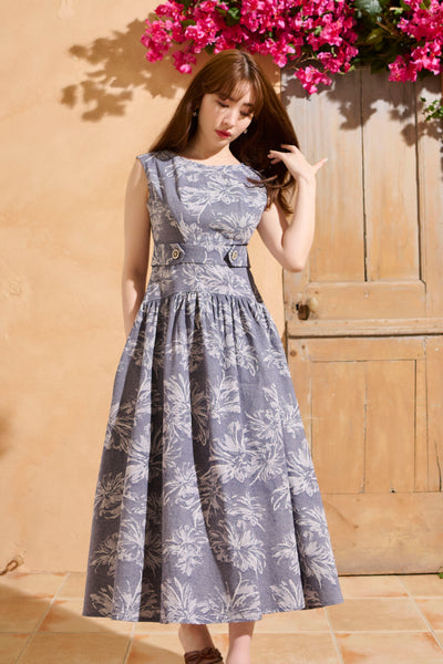 未使用】herlipto Floral Jacquard Midi Dress | forstec.com