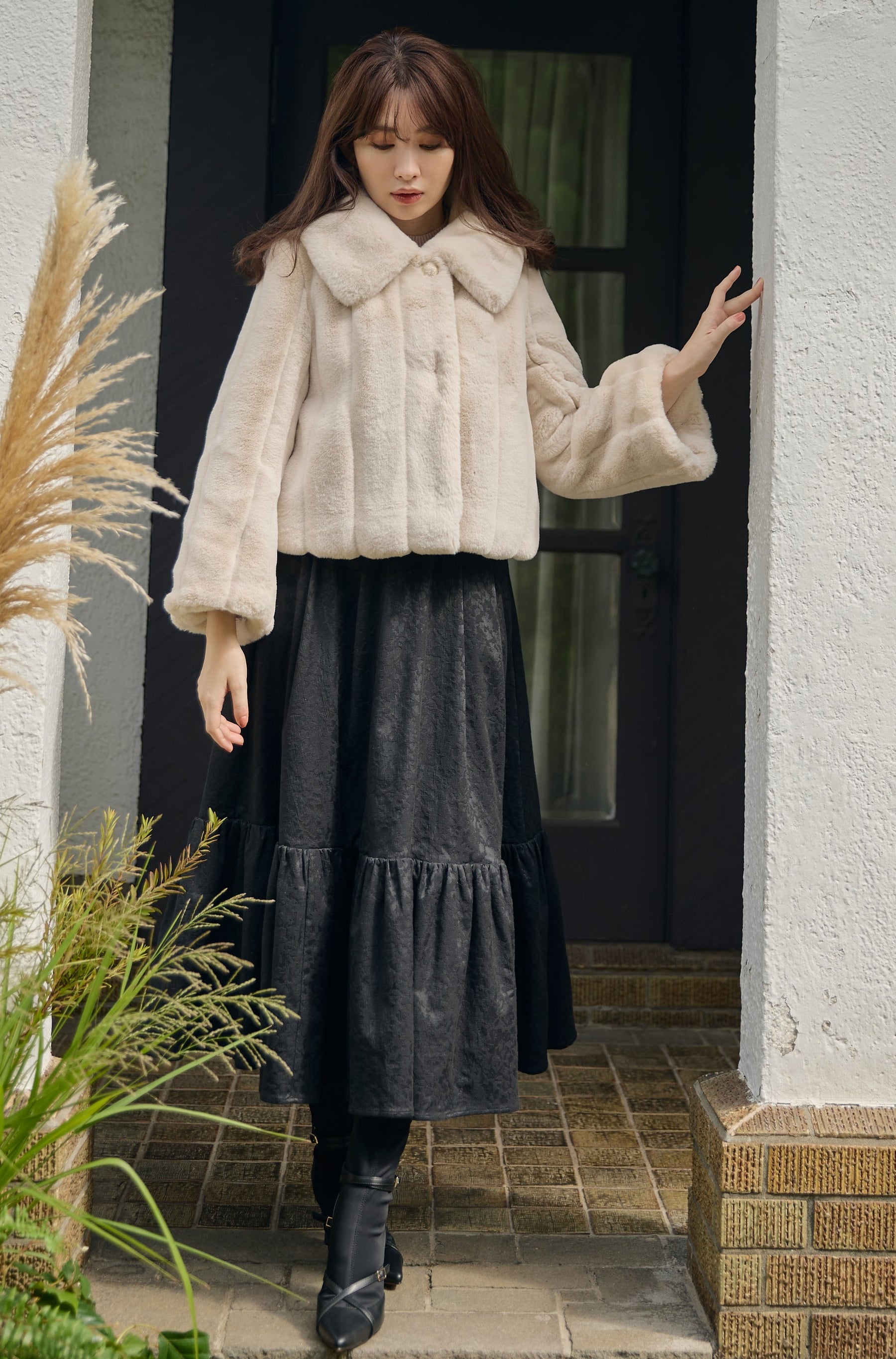 herlipto ファーコートWinter Love Faux Fur Coat-