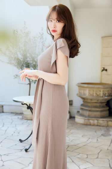 Airy Volume Sleeve Dress misty lilac M 春夏新色 radimmune.com