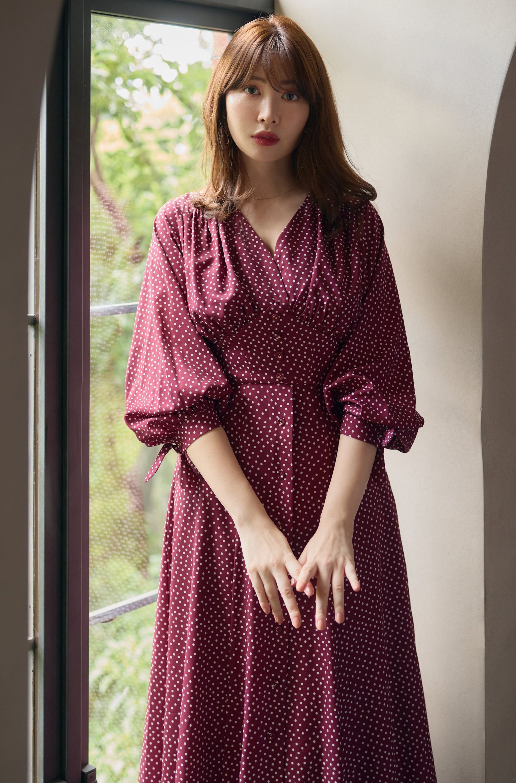 herlipto Tiered Polka-Dot Long Dress 新品購入を検討しています