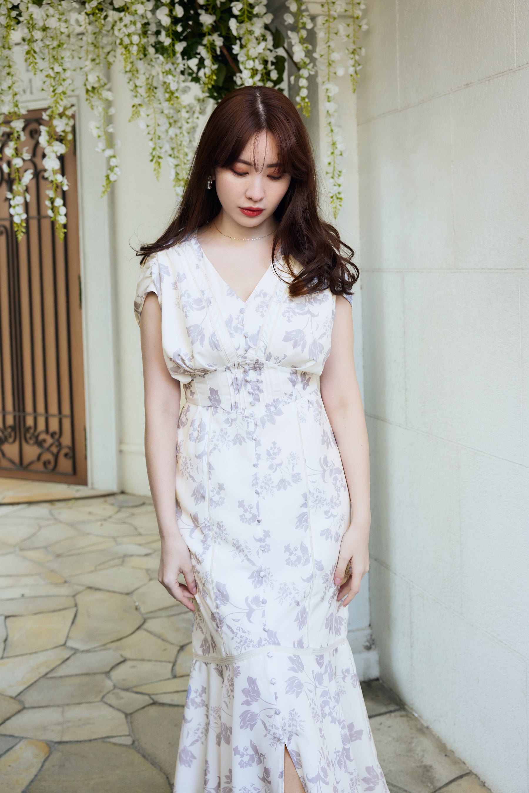 herliptoハーリップトゥRoyal Garden Floral Dress - ロングワンピース