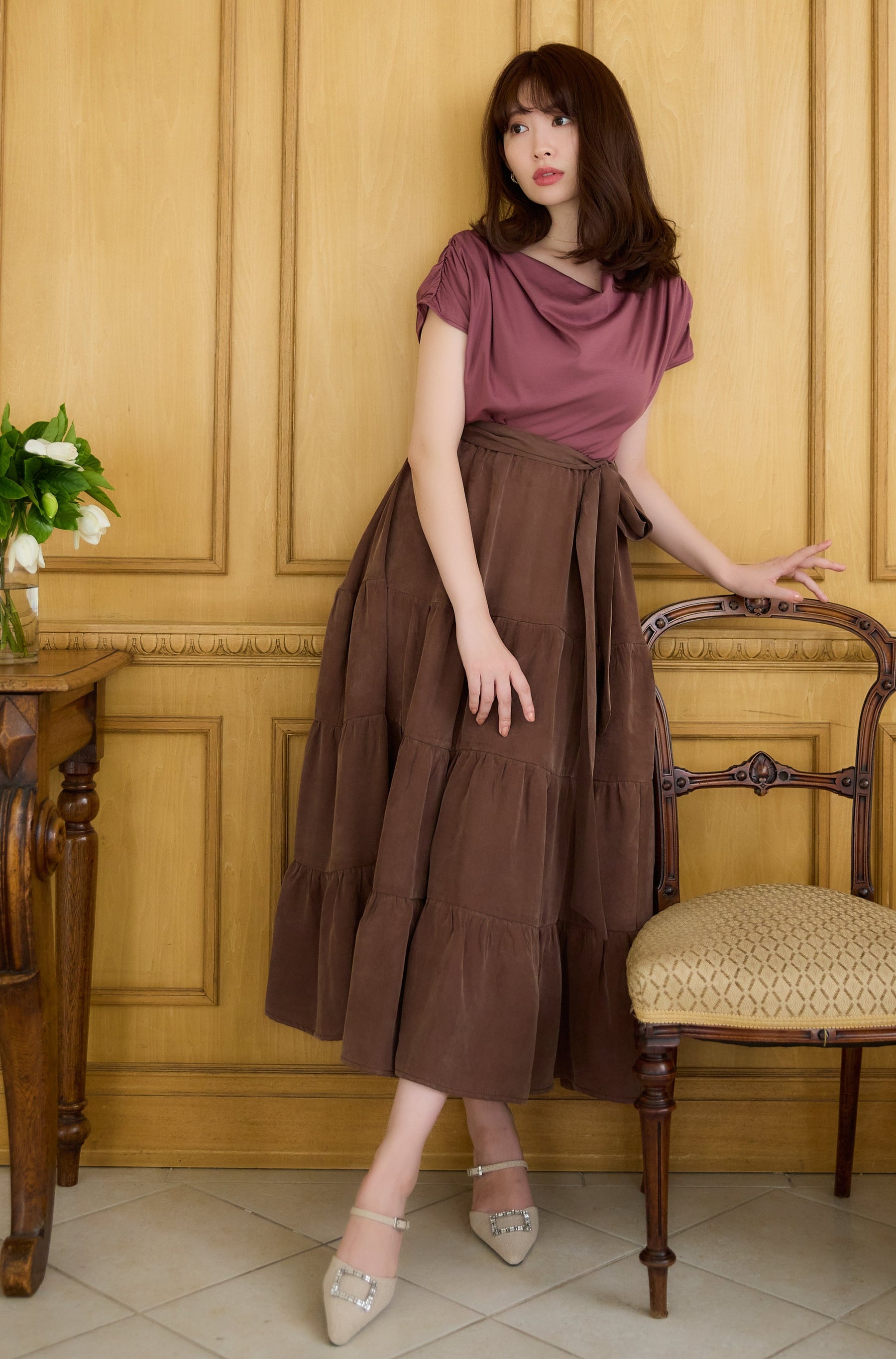 通販激安】 herlipto Two-Tone Double Sleeve Dress educationjournal.org