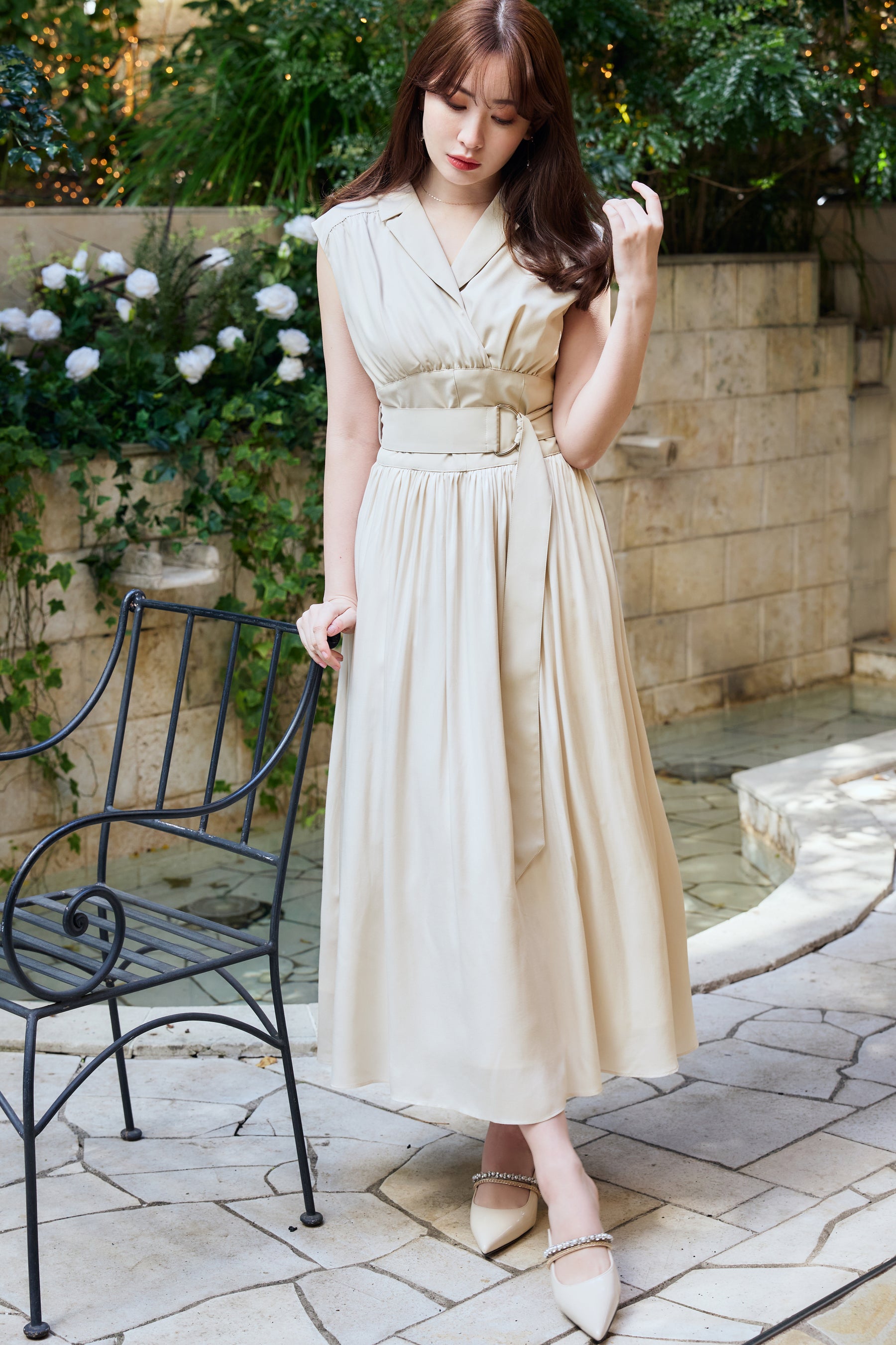 Classic Oxford Belted Dress