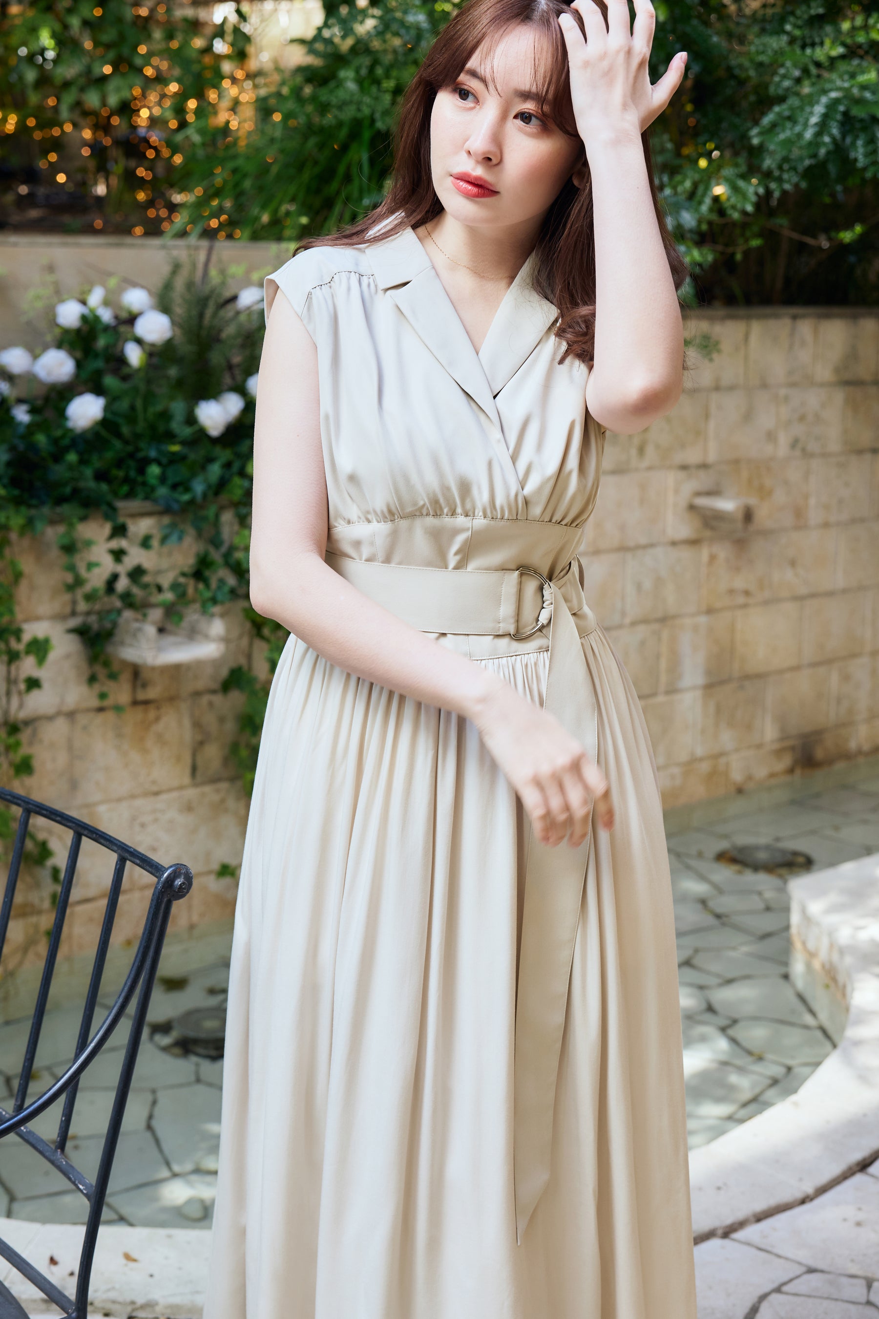 herlipto Classic Oxford Belted Dress S S ワンピース 公式オンライン