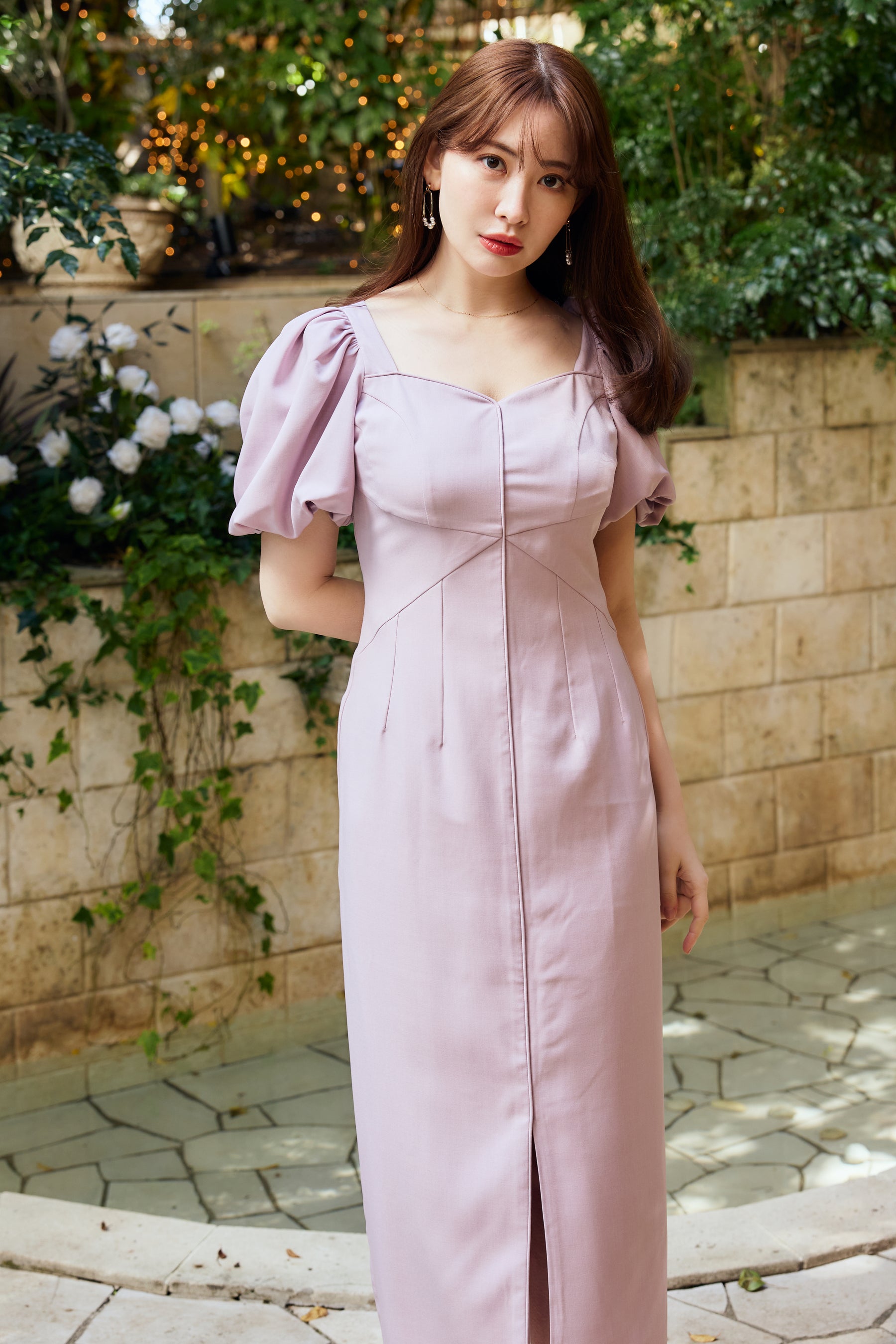 ❁ 新品 ❁ herlipto Dreamscape Twill Dress | labiela.com