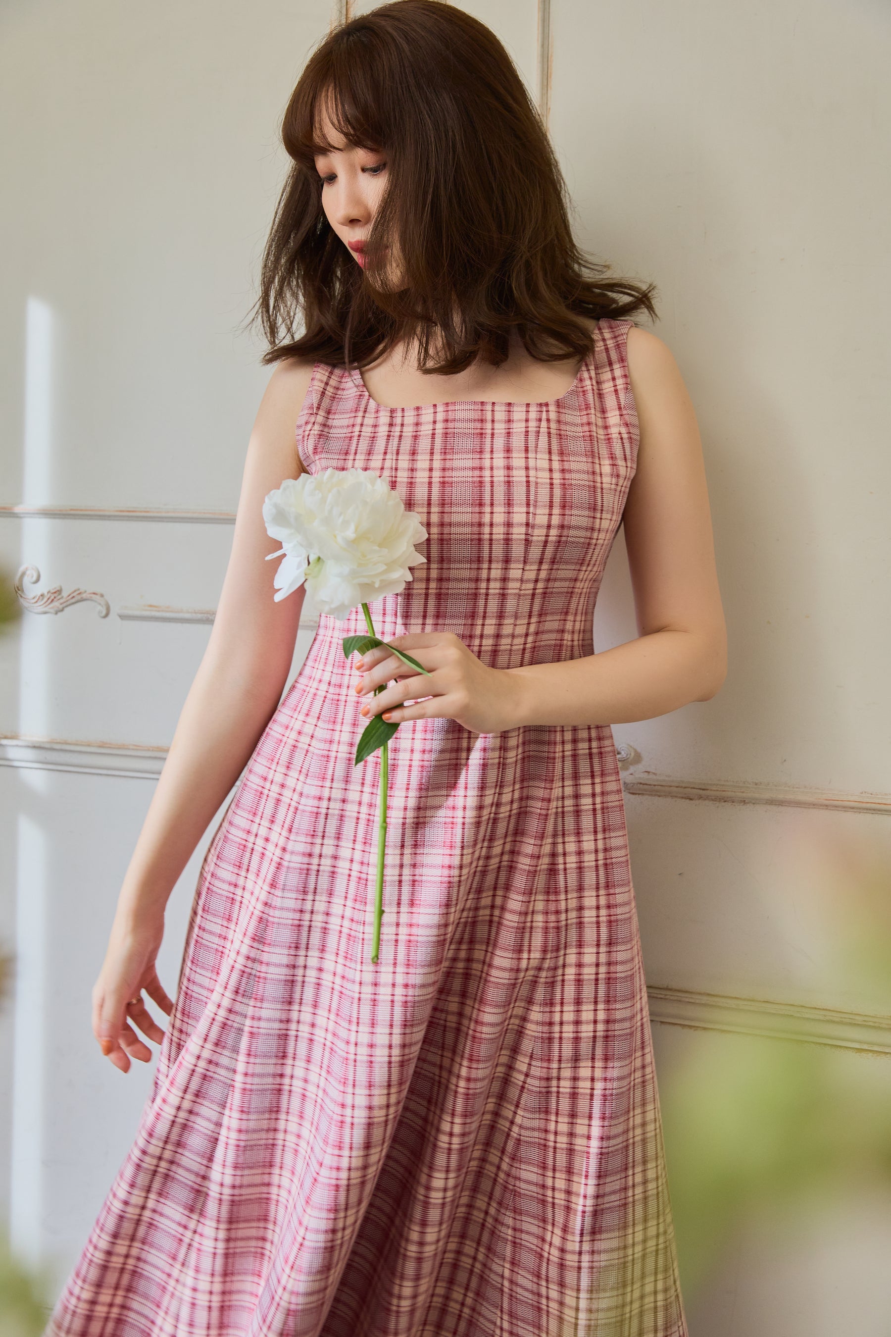 ばこれから herlipto paddington long dress ピンク