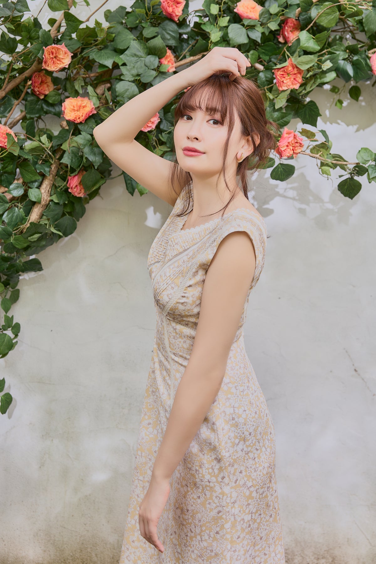 Herlipto Muse Floral Cut-Out Dress - ワンピース