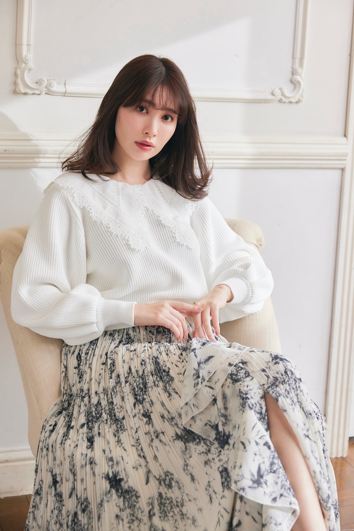 herlipto♡Rodin Pearl Knit Pullover-