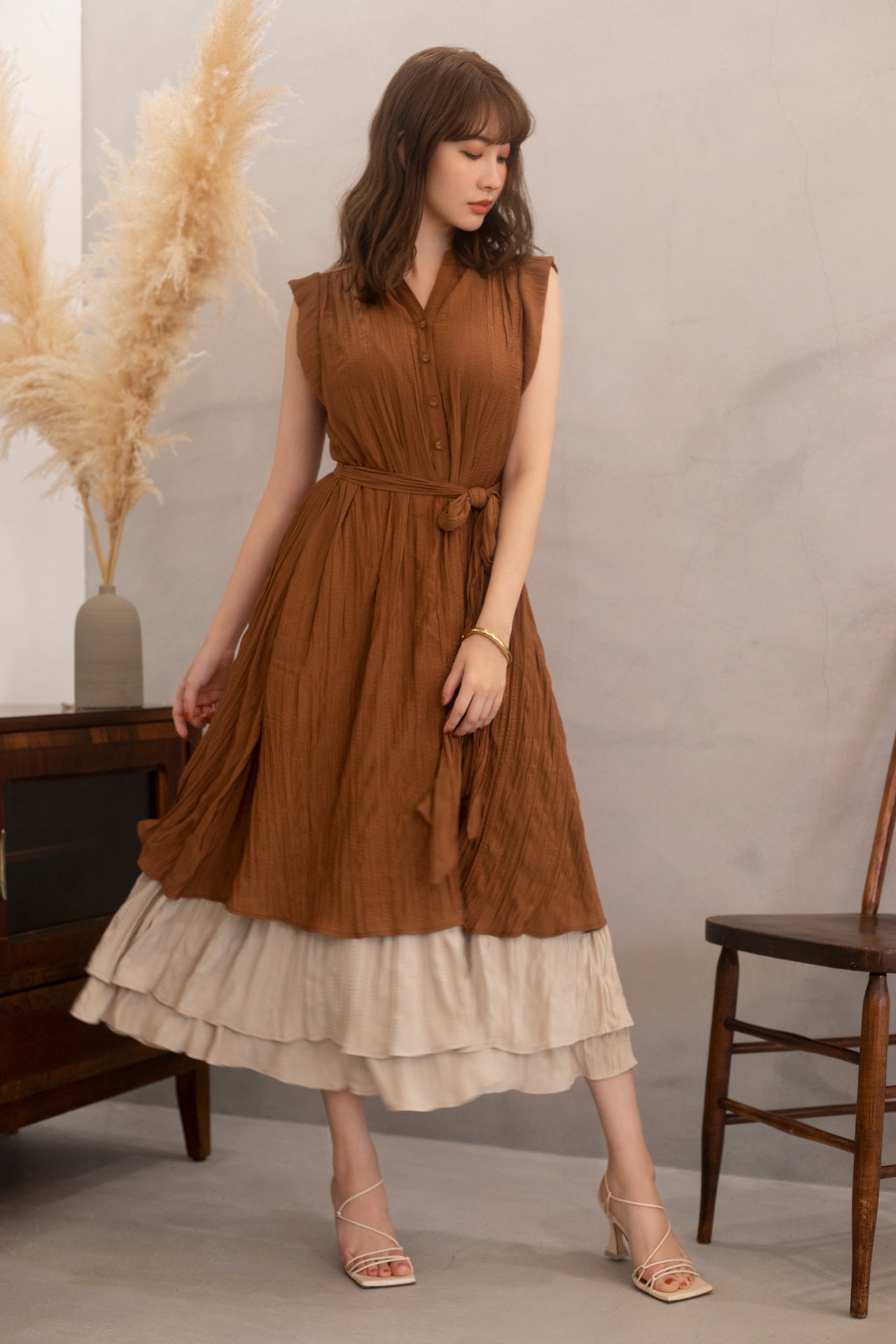 Two-Tone Midsummer Dress her lip to | bumblebeebight.ca